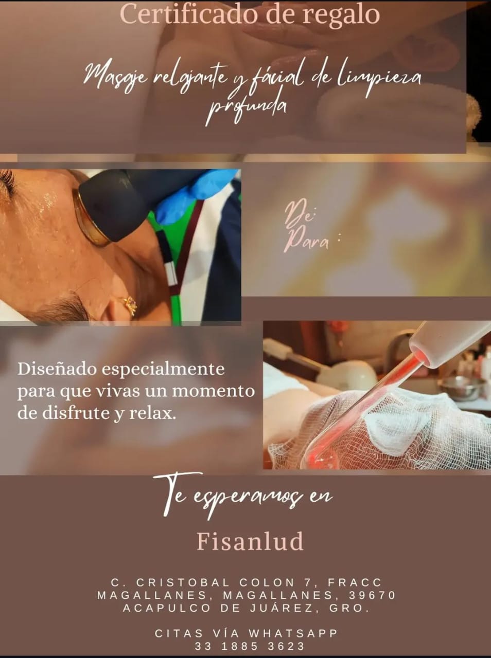 Certificado de Regalo Fisanlud